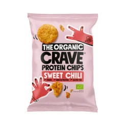 The Organic Crave Chips & Kiks>Økologiske protein chips sweet chili