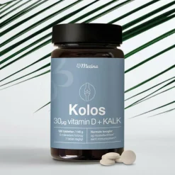 Mezina Knogler, Led & Muskler|D-Vitamin<Kolos D-Vitamin 30 mcg
