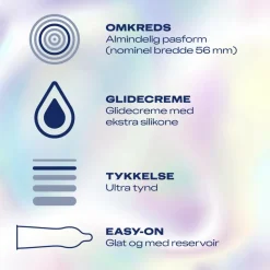 Durex Kondomer|Prævention>Kondomer Invisible Extra Glidecreme