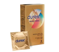 Durex Kondomer|Prævention>Kondomer Real Feel Latex-fri