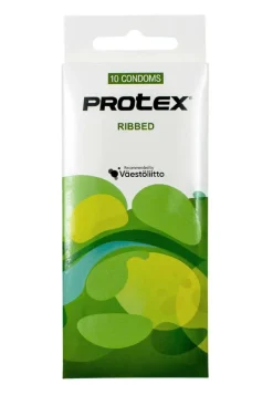 Protex Kondomer Ribbed< Kondomer|Prævention