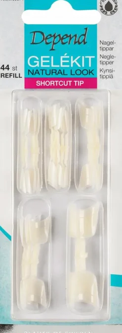 Depend Kunstige Negletipper Shortcut Natural Refill< Kunstige Negle Og Tilbehør