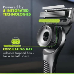 Gillette Labs Barberskraber med ExfoBar Travel Case< Skrabere & Blade