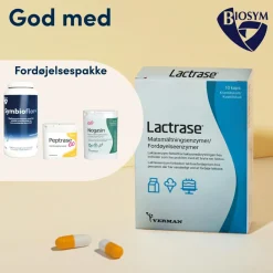 Biosym Lactrase< Øvrige Kosttilskud