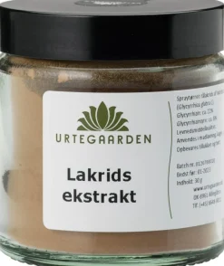 Urtegaarden Lakridsekstrakt I Krukke< Lav-Selv-Slik