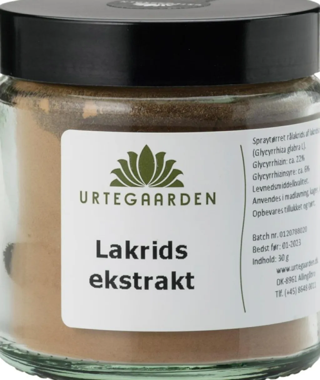 Urtegaarden Lakridsekstrakt I Krukke< Lav-Selv-Slik
