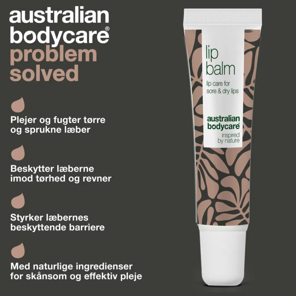 Australian Bodycare Læbepleje>Læbepomade til tørre, sprukne læber 15 ml