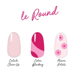 Le mini macaron Nail Art<Le Round Perfecting/Clean-up Brush