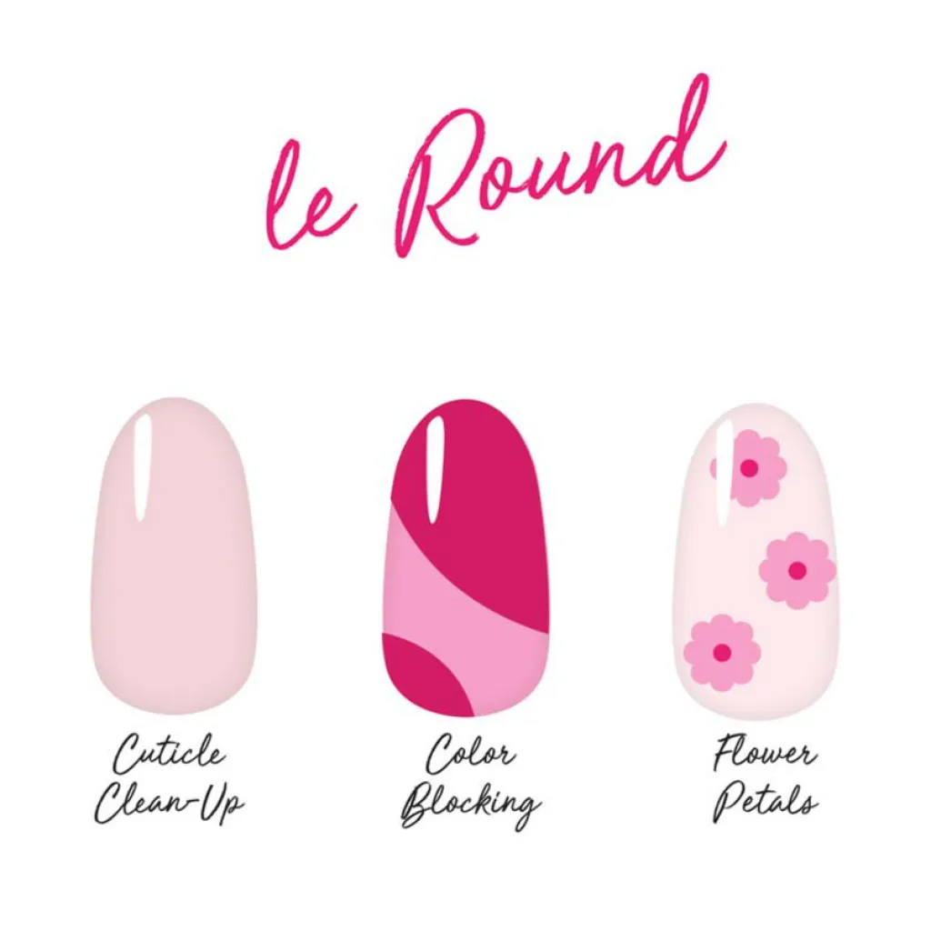 Le mini macaron Nail Art<Le Round Perfecting/Clean-up Brush