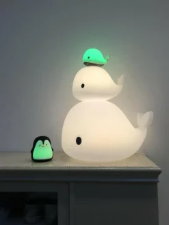 Filibabba Natlamper|Lys & Lamper<LED Gulvlampe Christian The Whale
