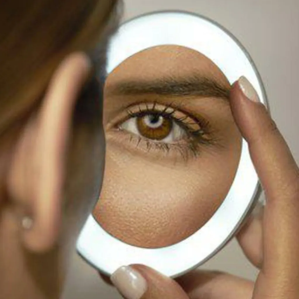 Tweezerman Lighted 15x Magnifying Mirror< Badeværelsestilbehør|Makeupspejle