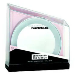 Tweezerman Lighted 15x Magnifying Mirror< Badeværelsestilbehør|Makeupspejle