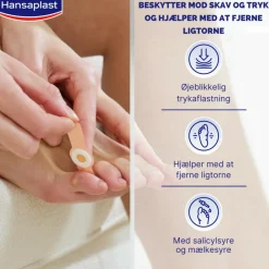 Hansaplast Ligtorneplastre<Ligtorneplaster