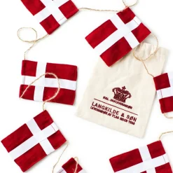 Langkilde & Søn Indretning>Lille Dannebrogsflag 10 Stk. Ranke
