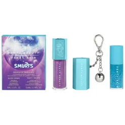 Fenty Beauty Limited Edition Smurfette Smooches Lip Essentials Duo & Keychain< Læbestift|Gaveæsker Til Teenageren