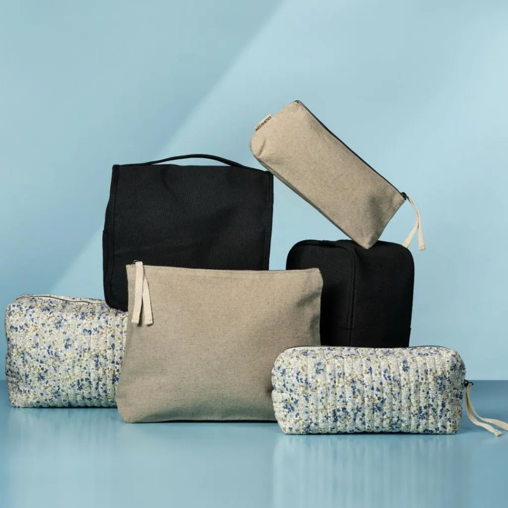 M.COSMETICS Tasker & Punge|Makeup- & Toilettasker<Linen Cosmetic Bag