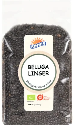 Rømer Pasta, Ris & Bælgfrugter>Linser beluga Ø