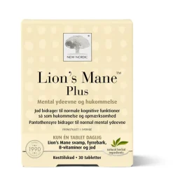 New Nordic Lion's Mane Plus< Hjerne / Hukommelse