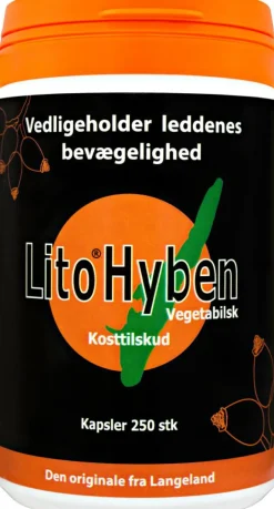 Hyben Vital Knogler, Led & Muskler>Lito® Hyben Pulver Vegetabilsk