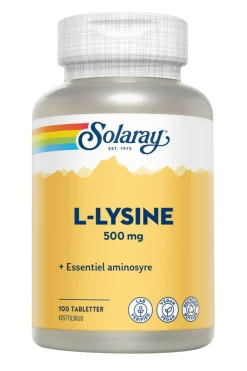 Solaray Aminosyre|Ingredienser>L-Lysine
