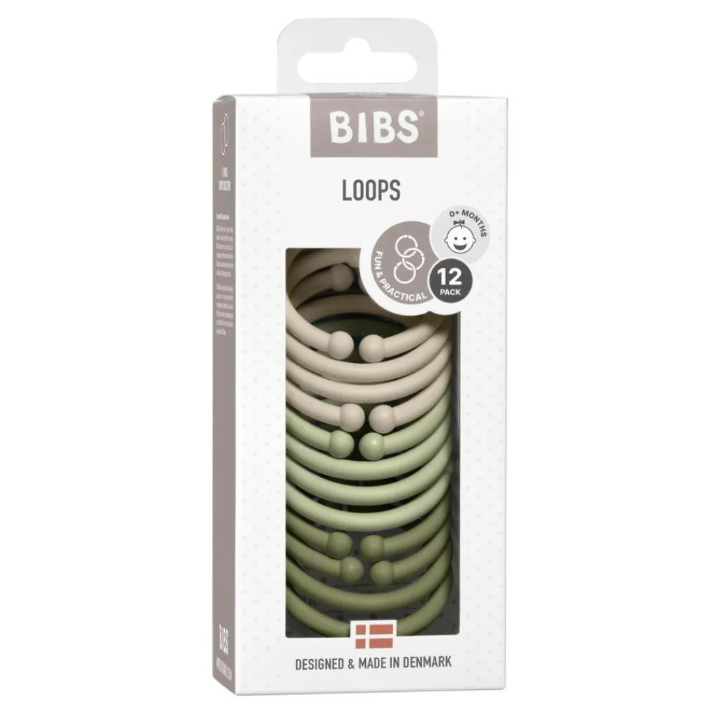 BIBS Uroer>Loops Ophængsringe 12-pak