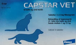 Capstar Vet Flåter & Lopper|Flåter & Lopper>Loppetablet til Hund og Kat