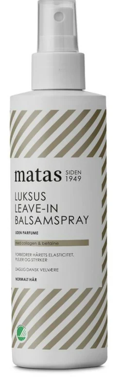 Matas Striber Leave-In Conditioner<Luksus Leave-in Balsamspray til Normalt Hår Uden Parfume