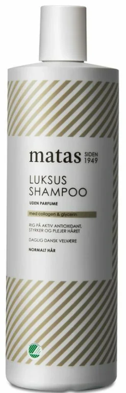 Matas Striber Shampoo<Luksus Shampoo til Normalt Hår Uden Parfume