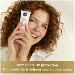 NIVEA Luminous Sun Fluid SPF 50< Solcreme