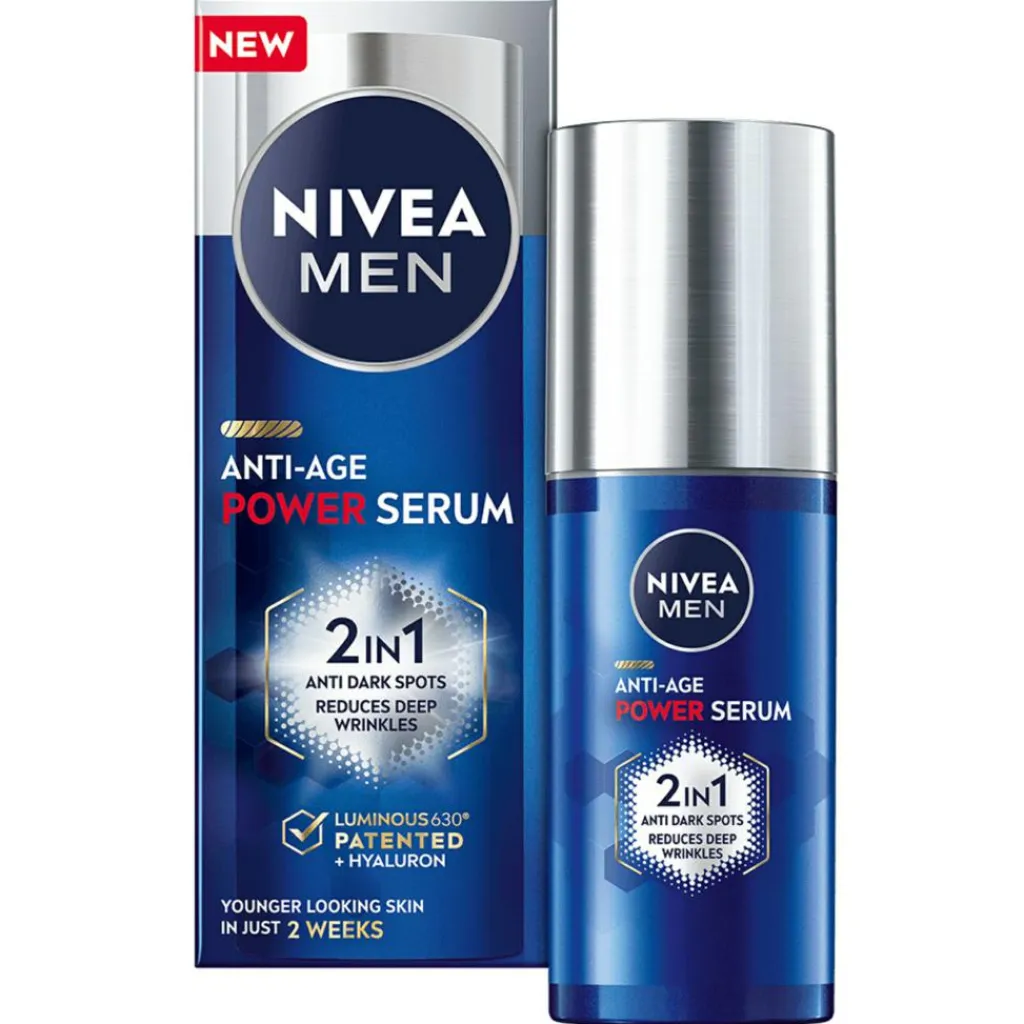 NIVEA Ansigtspleje>Luminous Men Anti-age 2in1 Power Serum