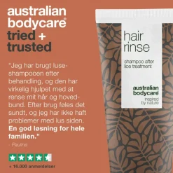 Australian Bodycare Lus|Lus<Luseshampoo med Tea Tree Oil efter lusekur