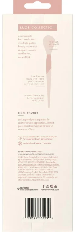 Ecotools Pudderbørster>Luxe Plush Powder Makeup Brush