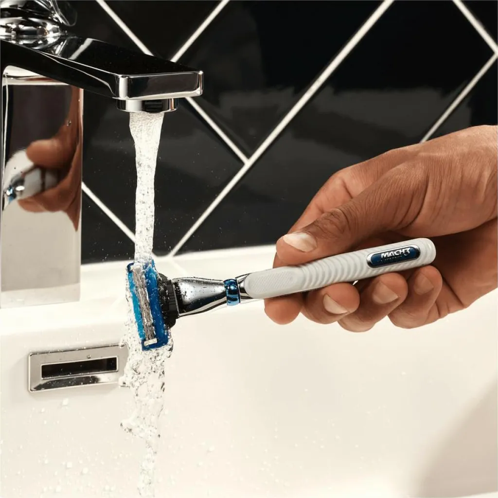 Gillette Mach3 Turbo barberskraber + 1 barberblad< Skrabere & Blade
