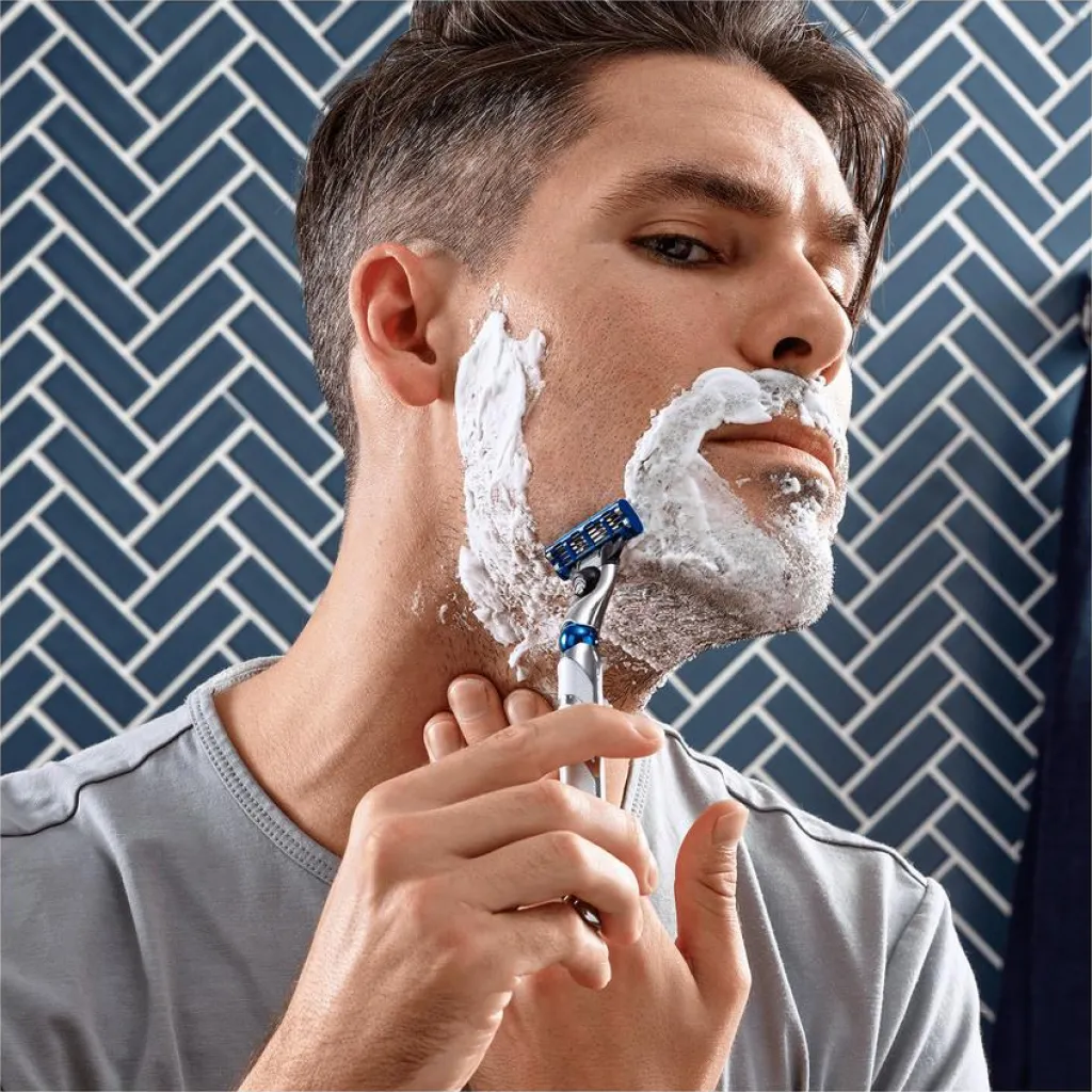 Gillette Mach3 Turbo barberskraber + 1 barberblad< Skrabere & Blade