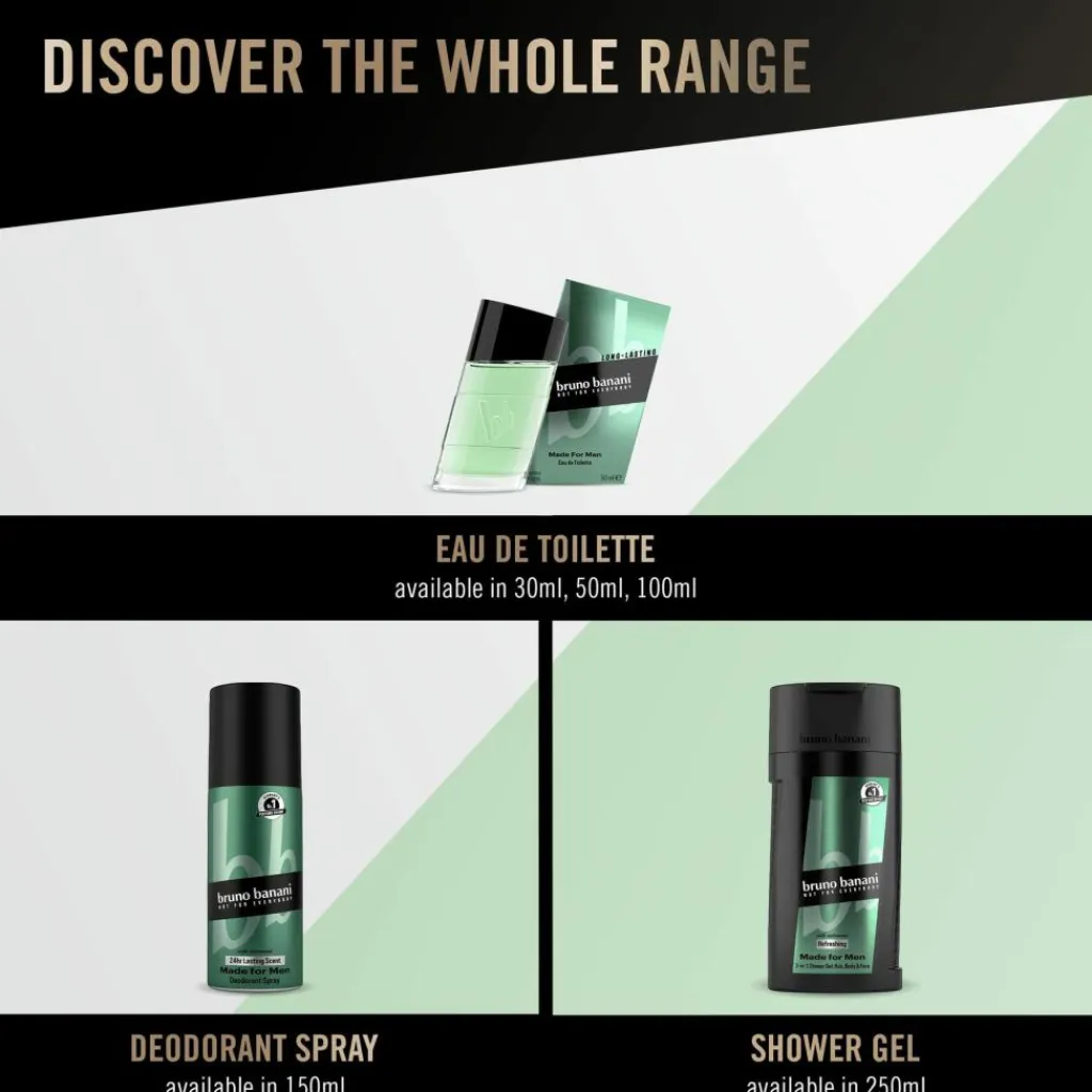 Bruno Banani Made for Men Eau de Toilette for Men< Eau De Toilette|Eau De Toilette