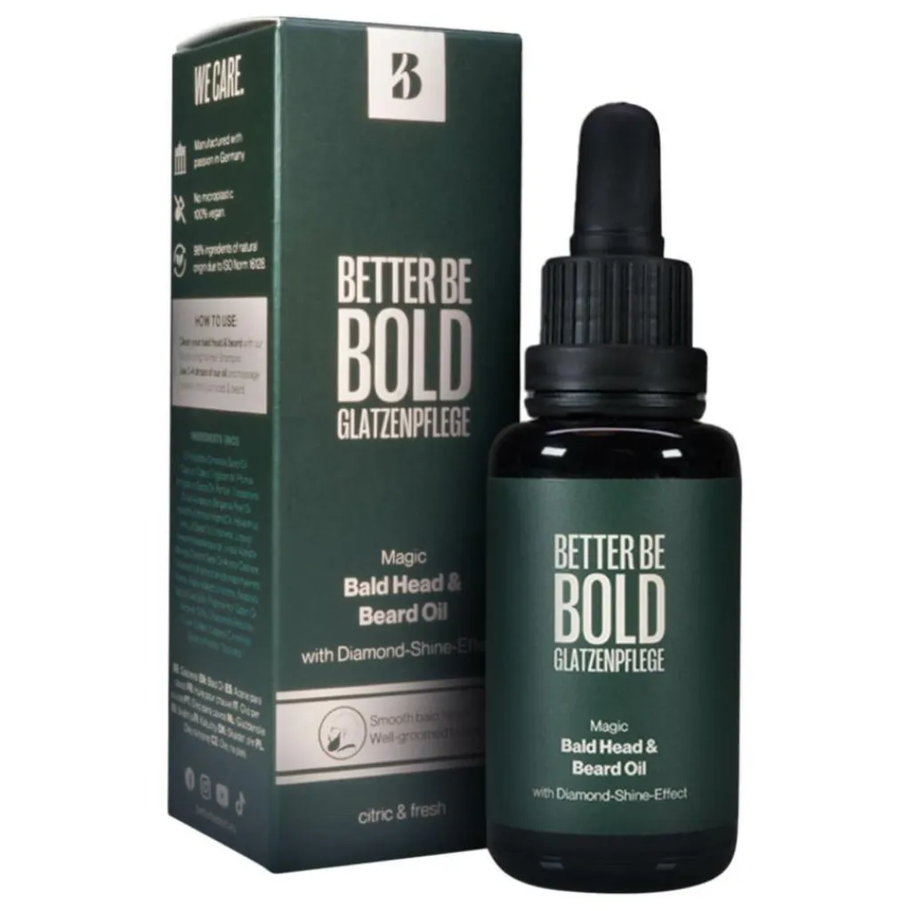 Better Be Bold Magic Bald Head & Beard Oil< Skægolie