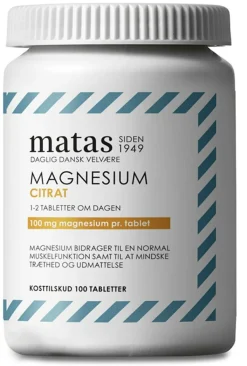 Matas Striber Magnesium>Magnesium Citrat