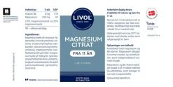 Livol Magnesium>Magnesium Citrat + B6