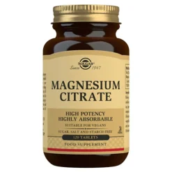 Solgar Magnesium citrat 200mg< Magnesium