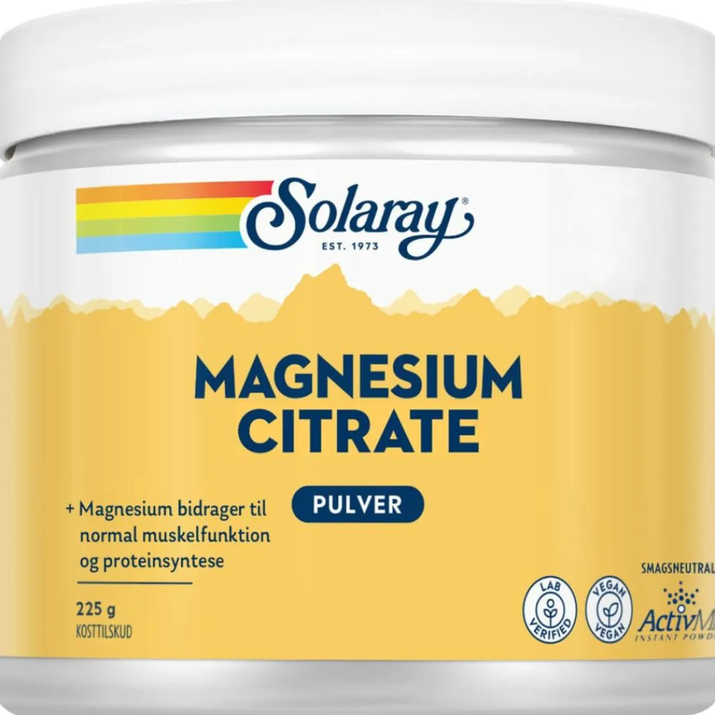 Solaray Magnesium<Magnesium Citrate