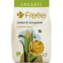 Doves Farm Pasta, Ris & Bælgfrugter<Majs & Ris Penne glutenfri Ø