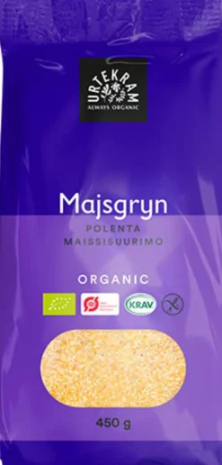 Urtekram Gryn, Flager & Drys|Bagning<Majsgryn Ø