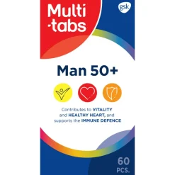 Multi-tabs Man 50+< Kosttilskud|Kosttilskud Til Mænd