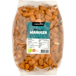 Lev Økologisk Tørret Frugt & Nødder|Tørret Frugt & Nødder<Mandler