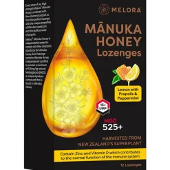 Melora Manuka Honey & Propolis Lozenges< Ondt I Halsen