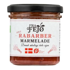 Fra Fejø Marmelade m. Rabarber/Æble Ø< Smørepålæg