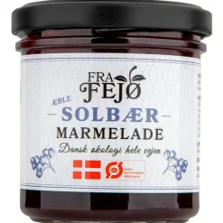 Fra Fejø Marmelade m. Solbær/Æble Ø< Smørepålæg