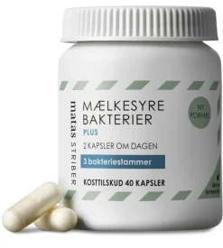 Matas Striber Ingredienser>Matas Mælkesyrebakterier Plus