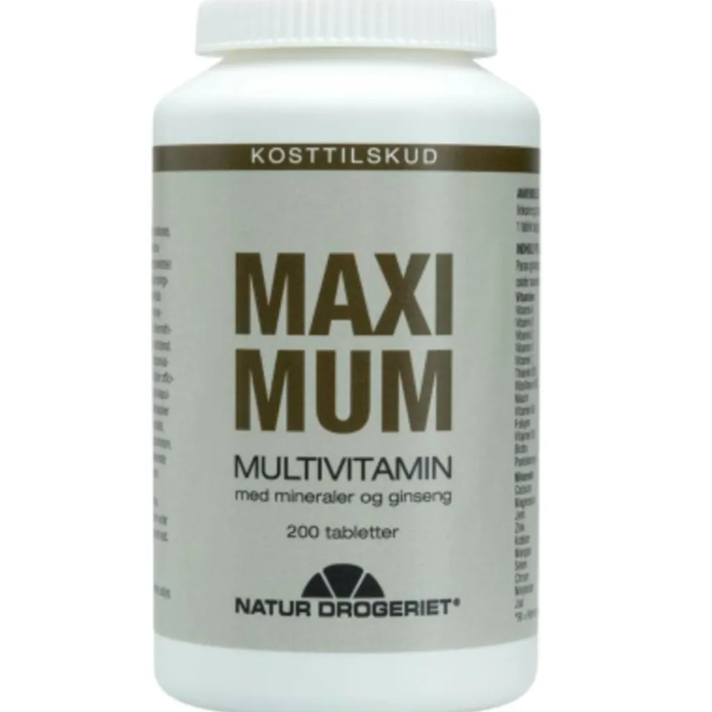 Natur Drogeriet Ginseng|Ingredienser>Maximum