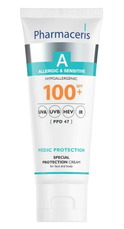 Pharmaceris Solcreme>Medic protection Speciel beskyttende creme SPF 100 + Til ansigt og krop